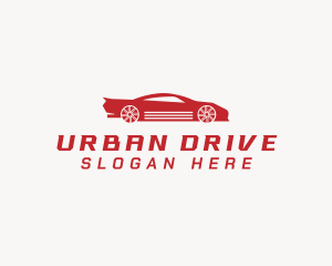 Sports Car Driving logo design