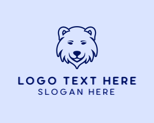National Animal - Polar Bear Zoo logo design