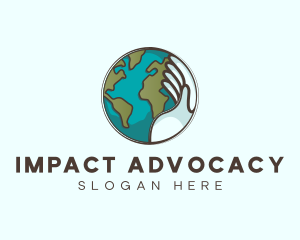 Advocacy - Hand Sphere Global logo design