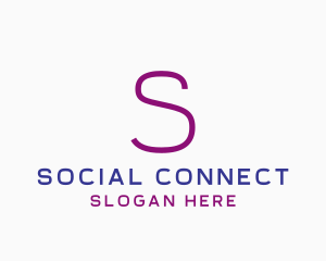 Social - Modern Social Media logo design