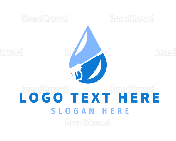 Droplet Pressure Washer Logo