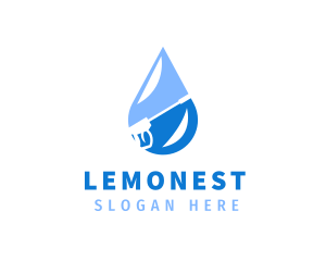 Droplet Pressure Washer Logo