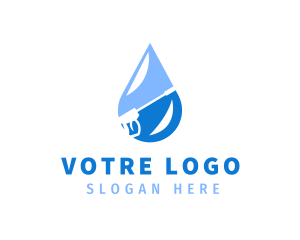 Droplet Pressure Washer Logo