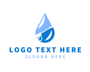 Droplet Pressure Washer Logo