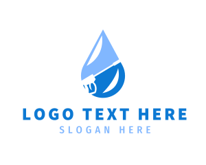 Droplet Pressure Washer Logo