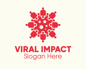 Infection - Global Pandemic Viral Disease logo design