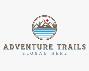 Mountain Peak Adventure logo design