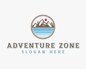 Mountain Peak Adventure logo design