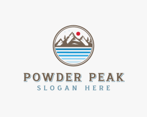 Mountain Peak Adventure logo design