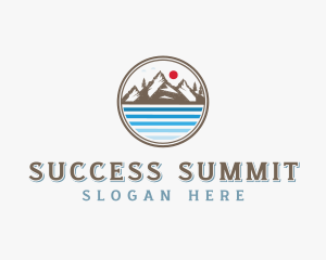 Mountain Peak Adventure logo design