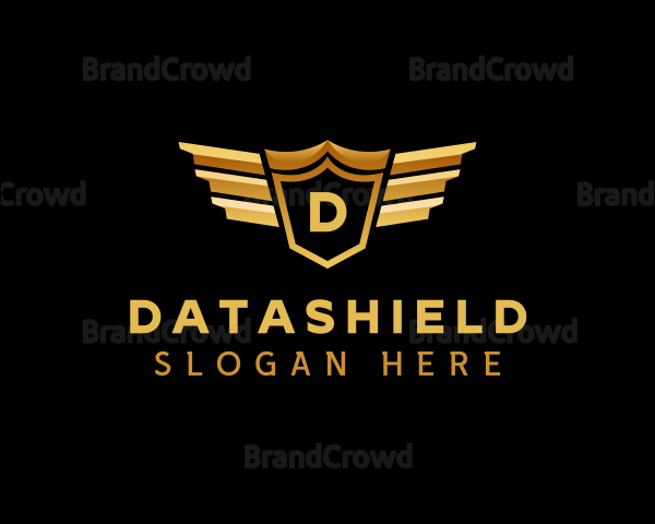 Aviation Shield Wings Logo