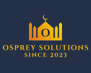 Islamic Temple Structure logo design