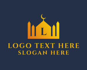 Islamic Temple Structure Logo