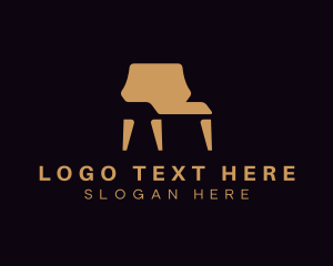 Upholsterer - Chair Furniture Decor logo design