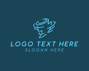 Enterprise - Tornado Wind Weather logo design