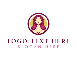 Spa - Woman Hair Stylist logo design