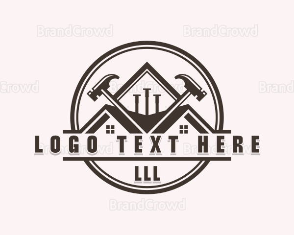 Carpentry Remodeling Repair Logo