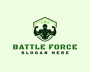 Army - Army Fitness Gym logo design