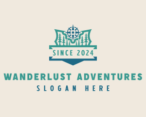 Travel Hiking Adventure logo design