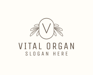 Organic Floral Wellness Spa logo design