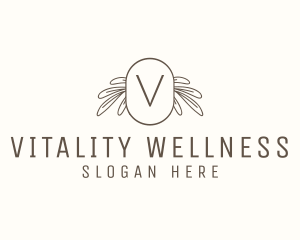 Organic Floral Wellness Spa logo design