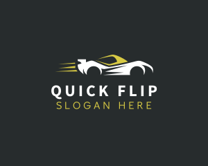 Fast Sports Car Vehicle logo design