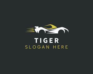 Sports Car - Fast Sports Car Vehicle logo design