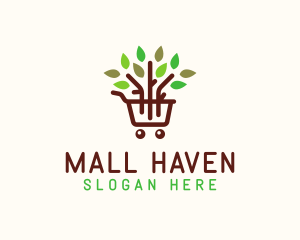 Gardening Shopping Cart logo design