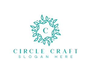 Elegant Wreath Lettermark logo design