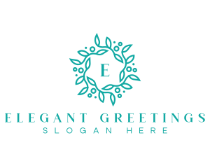 Elegant Wreath Lettermark logo design