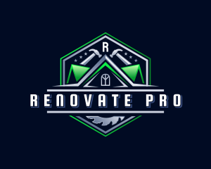 Carpentry Renovation Contractor logo design