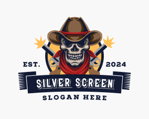 Skull Cowboy Gaming Logo