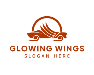 Auto Vehicle Wings logo design