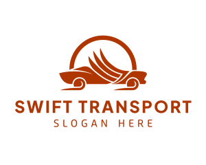 Auto Vehicle Wings logo design