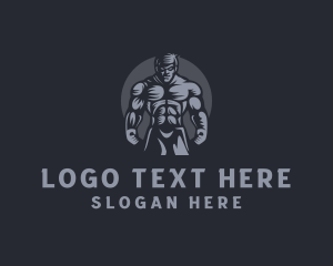 Trainer - Gym Fitness Trainer logo design