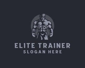 Trainer - Gym Fitness Trainer logo design