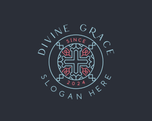 Religious - Religious Catholic Cross logo design