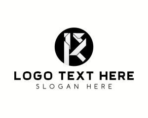 Bitcoin - Tech Modern Letter R logo design