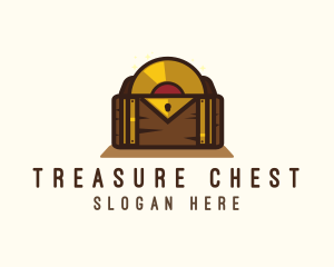 Chest - Music Treasure Chest logo design
