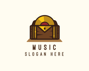 Music Treasure Chest logo design