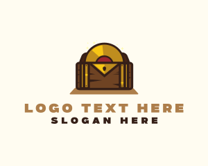 Treasure - Music Treasure Chest logo design