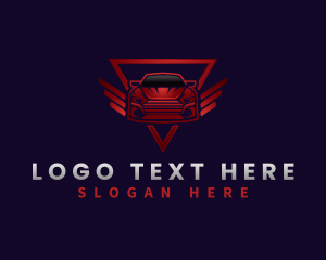 Wings - Sports Car Detailing logo design