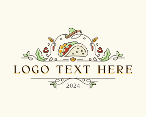 Taco Shop - Taco Restaurant Taqueria logo design