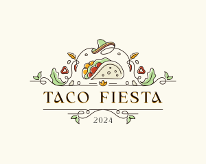 Taco Restaurant Taqueria logo design