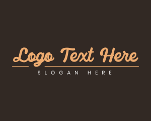 Lettering - Elegant Handwritten Cursive logo design