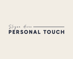 Personal - Minimalist Professional Business logo design