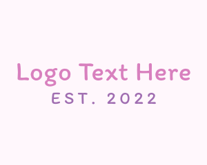 Babysitter - Girly Children’s Handwriting logo design