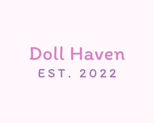 Doll - Girly Children’s Handwriting logo design