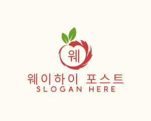 Apple Fruit Farm logo design