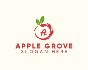 Apple Fruit Farm logo design